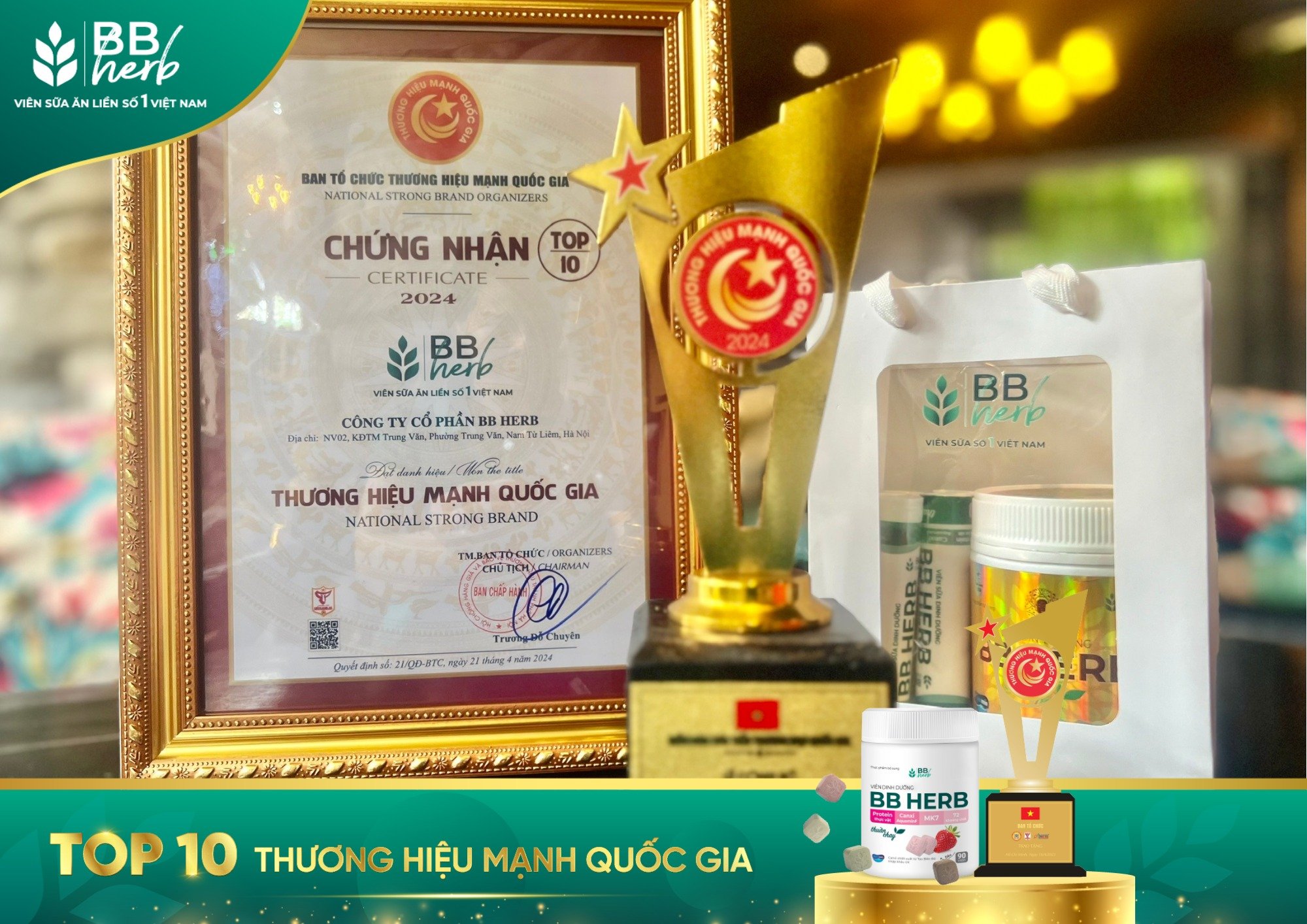 Viên sữa ăn liền BB HERB vị Vani hộp 90 viên